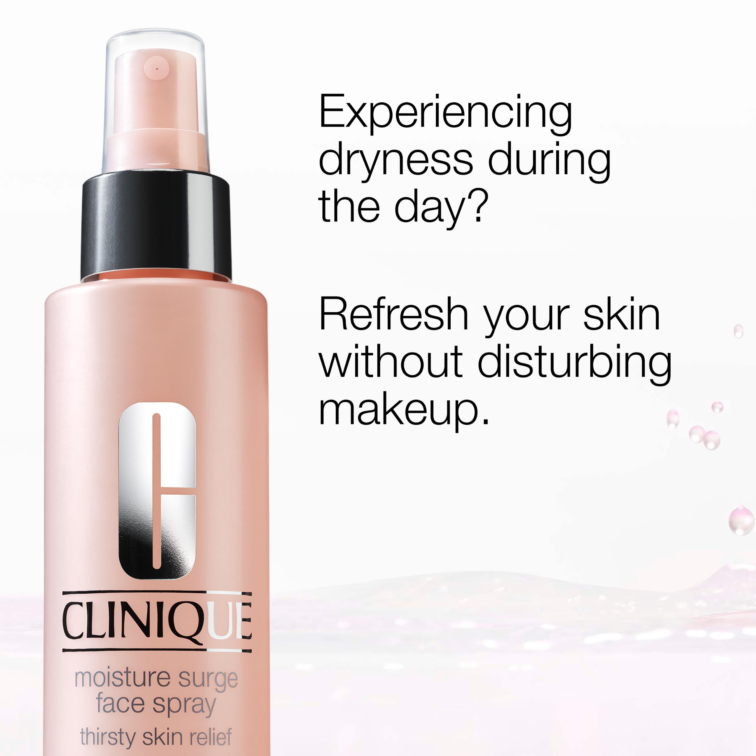 Clinique face spray used over makeup to revive and add luminous glow