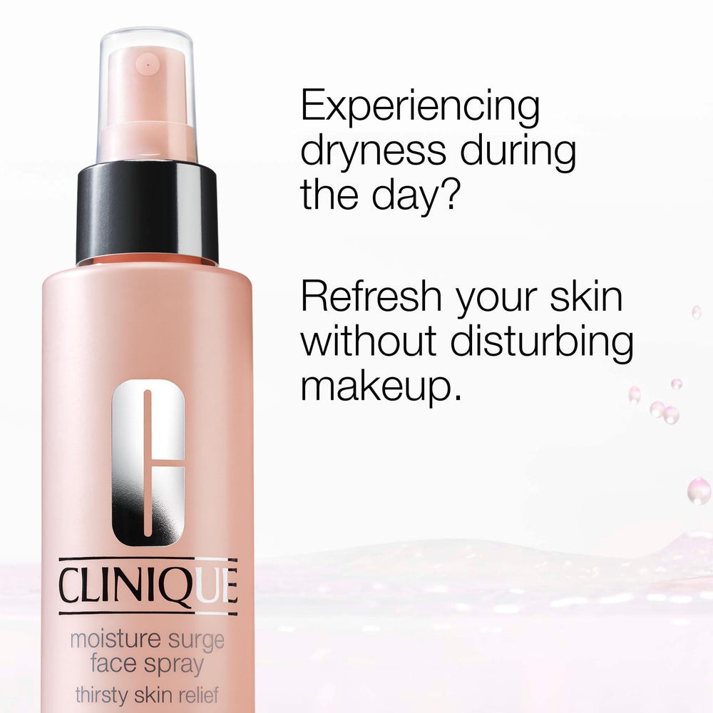 Clinique face spray used over makeup to revive and add luminous glow