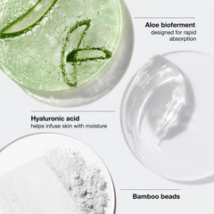 Clinique soft foam in hand showing easy lather and quick rinse benefit
