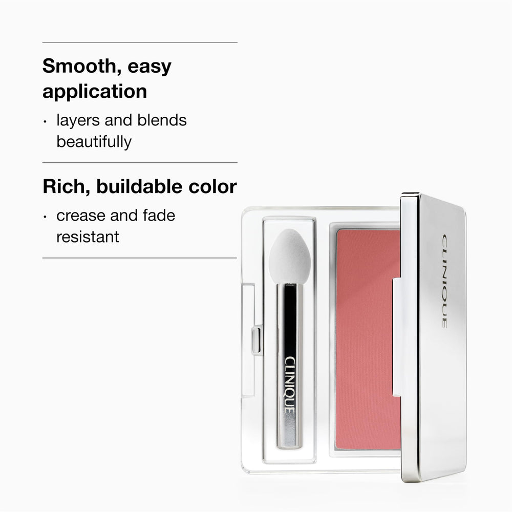 Clinique swatch texture on skin showing Foxier smooth blendability and buildable color