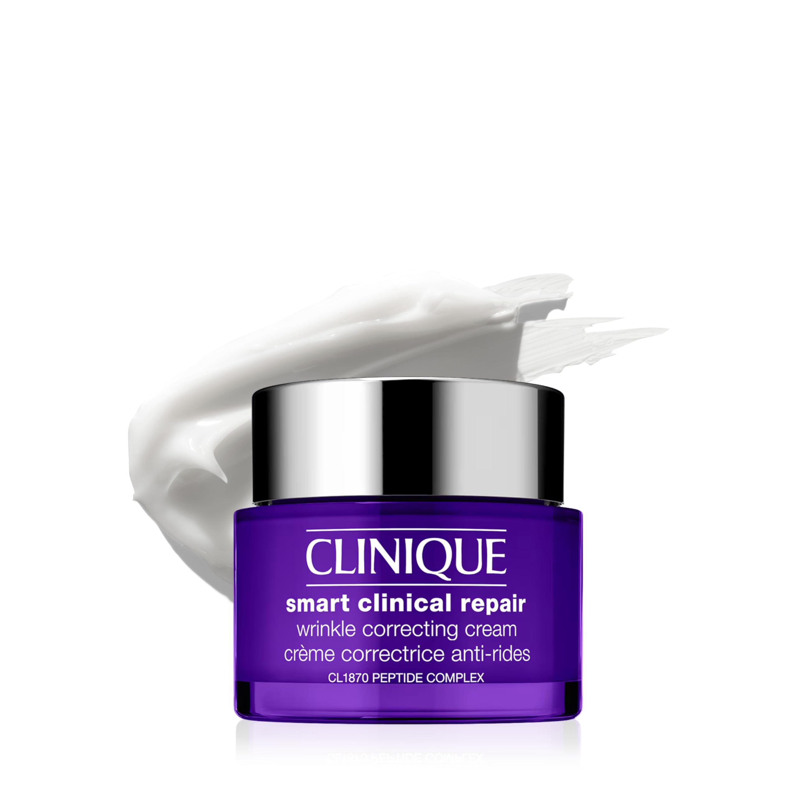 Clinique jar front view showing sleek packaging and clear product identity