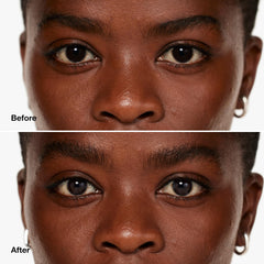 Clinique gel applied to eyebrows demonstrating natural hold and polished finish