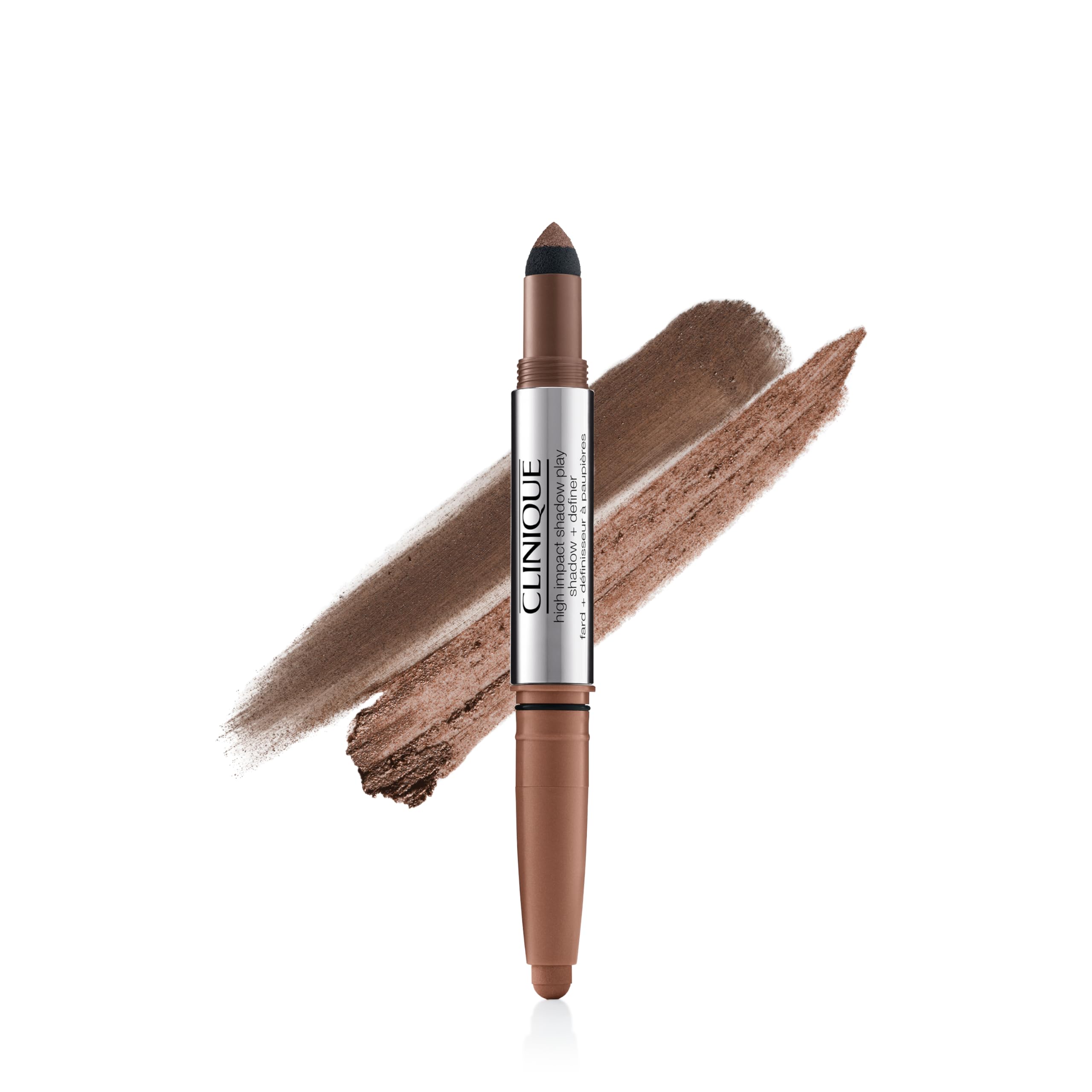 Clinique dual-ended stick front packaging showing shade and benefit