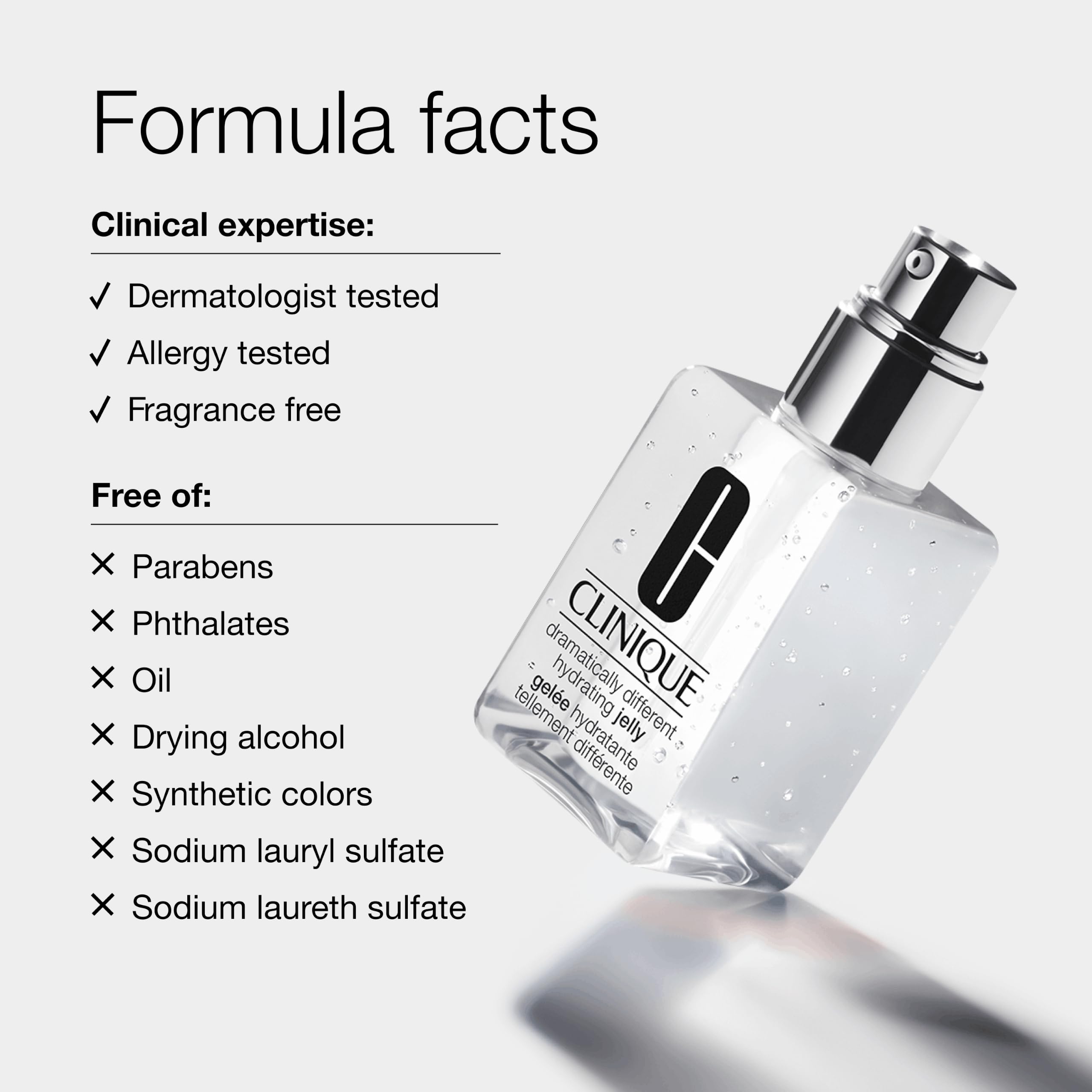 Layering Clinique hydrating jelly over serum illustrating compatibility and layering benefit
