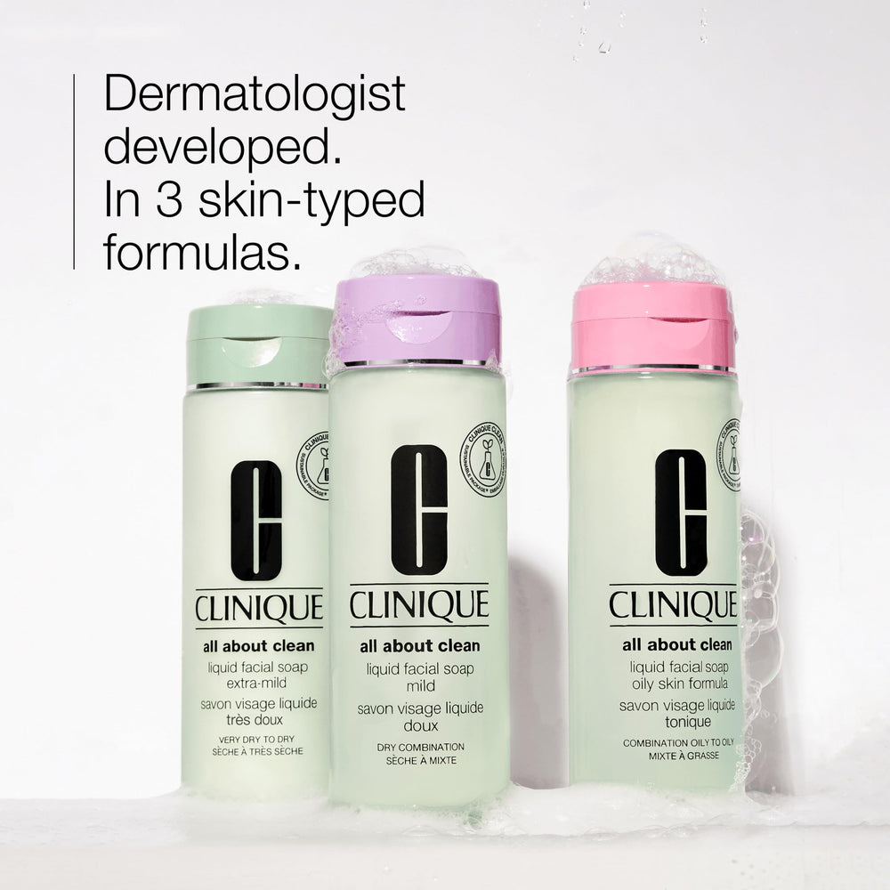 Clinique bottle paired with moisturizer showing how it preps skin for hydration