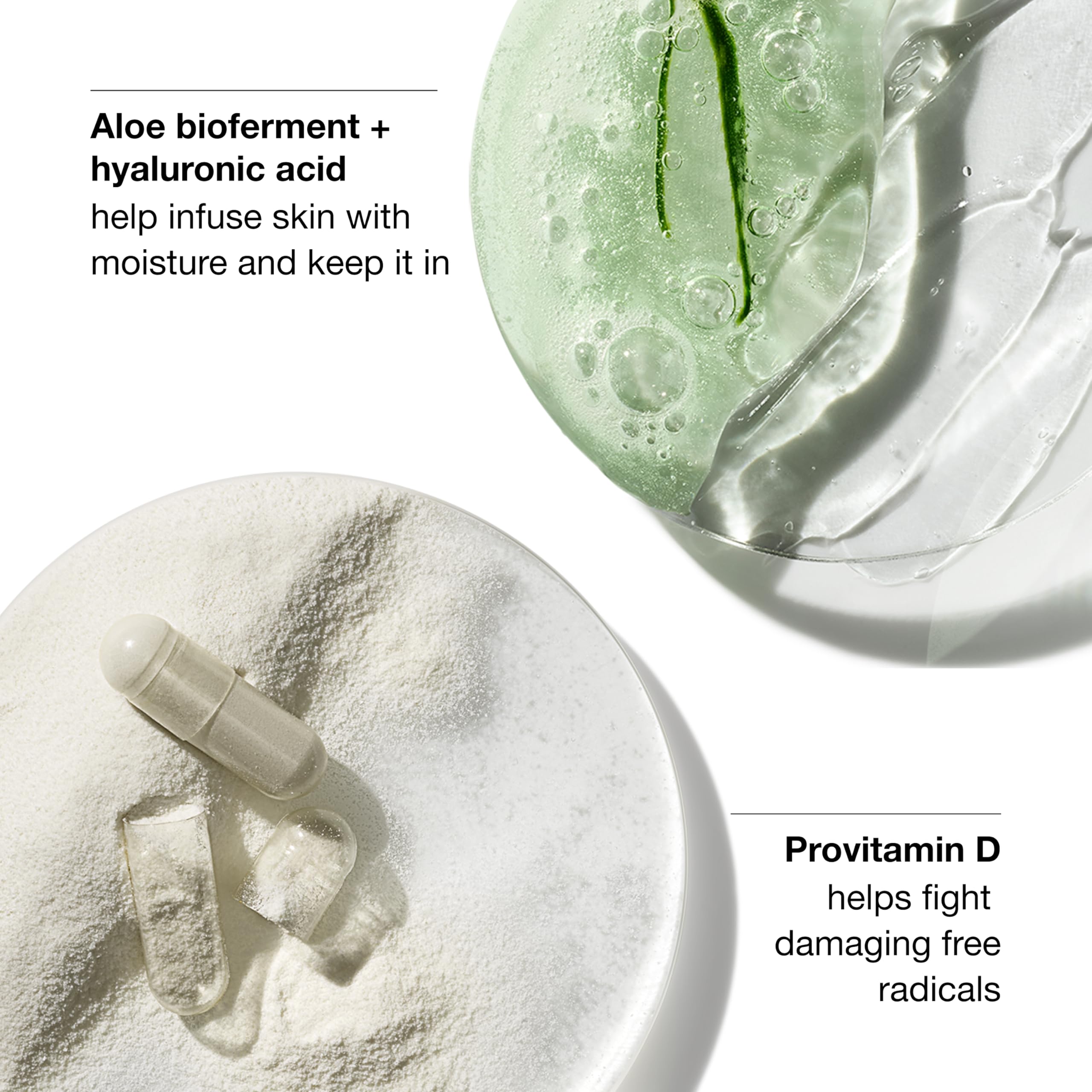 Clinique product spread on hand demonstrating sheer finish and easy blending