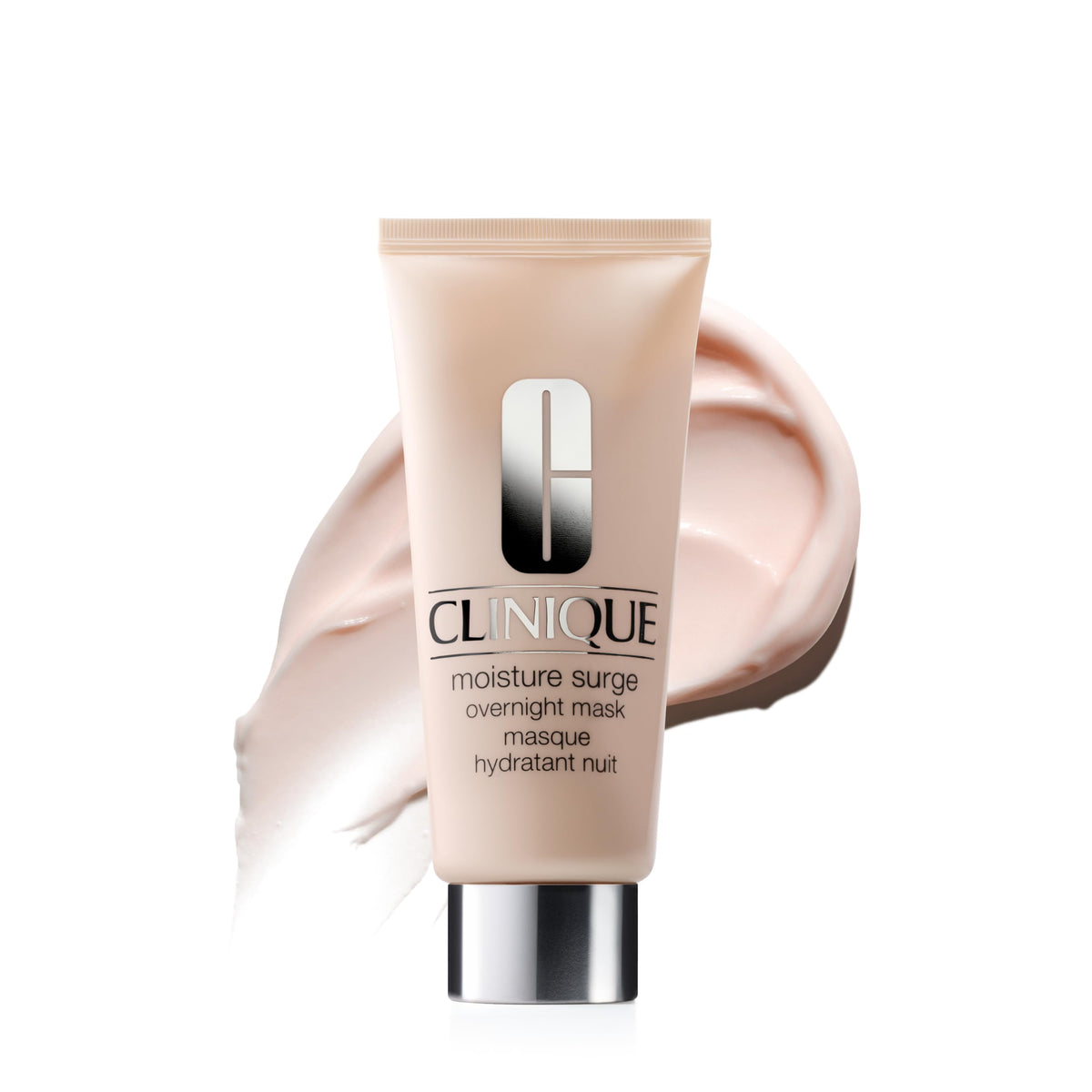 Clinique jar front view showing Moisture Surge label and clean design benefit hydration