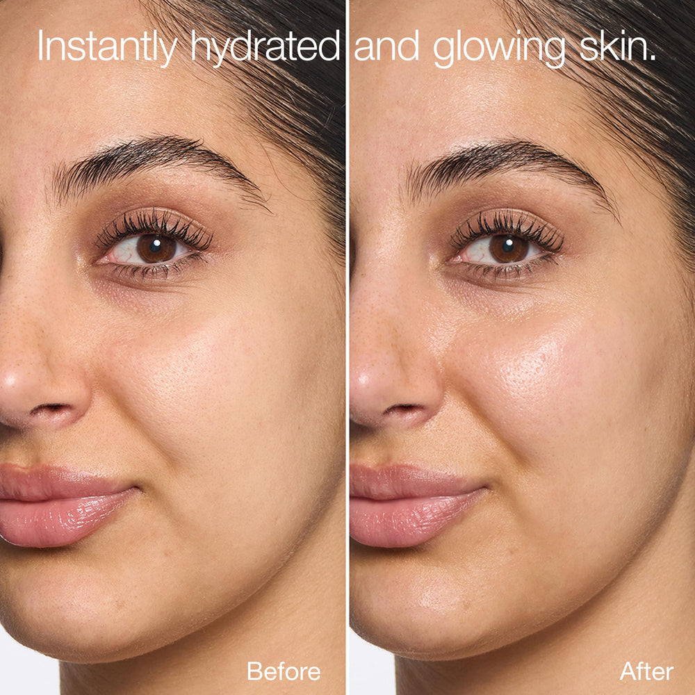 Clinique label closeup with ingredient callouts and dermatologist tested benefit