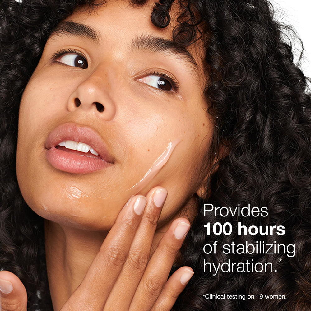 Clinique application on clean face demonstrating quick absorption and refreshment