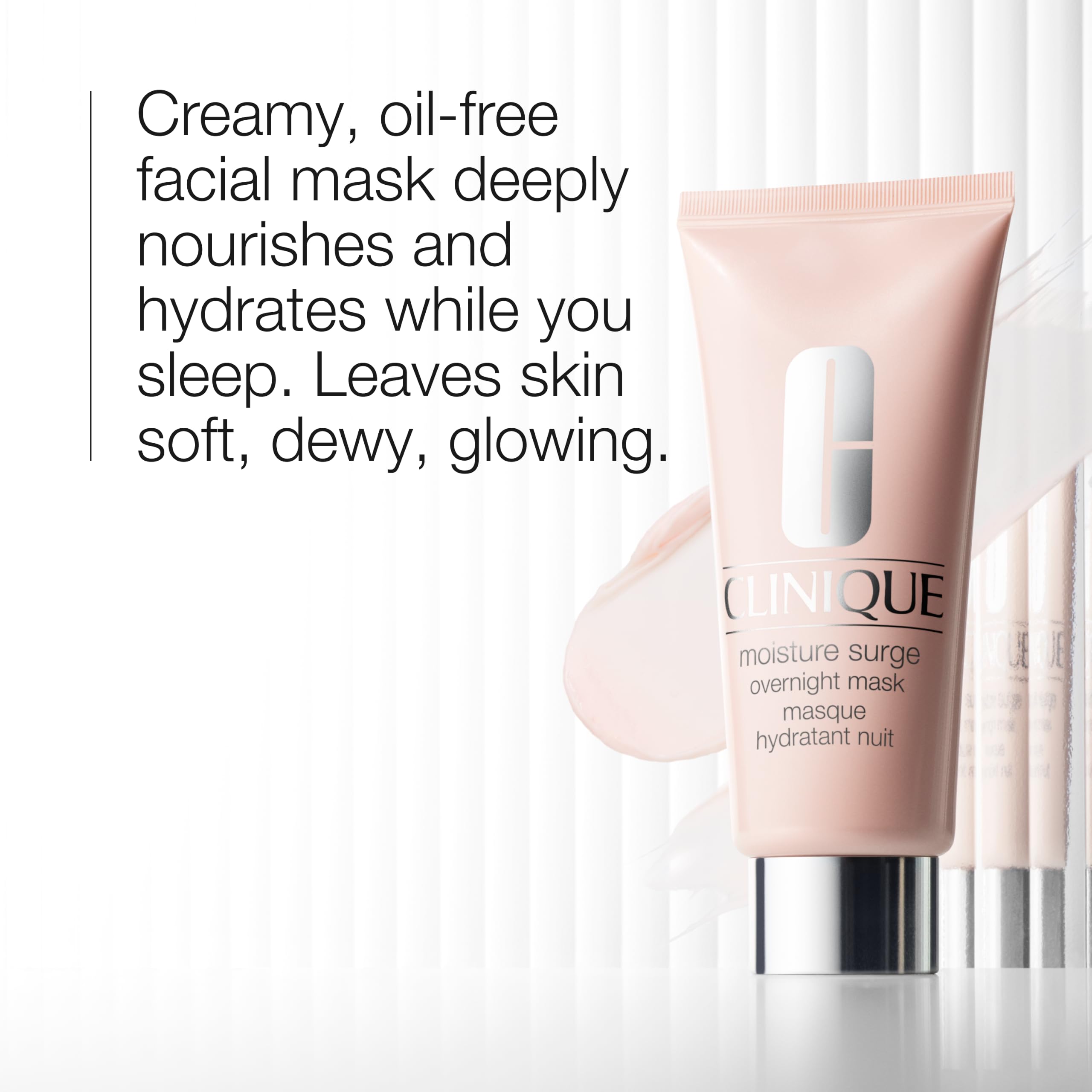 Clinique open jar revealing creamy oil-free texture for fast-absorbing moisture