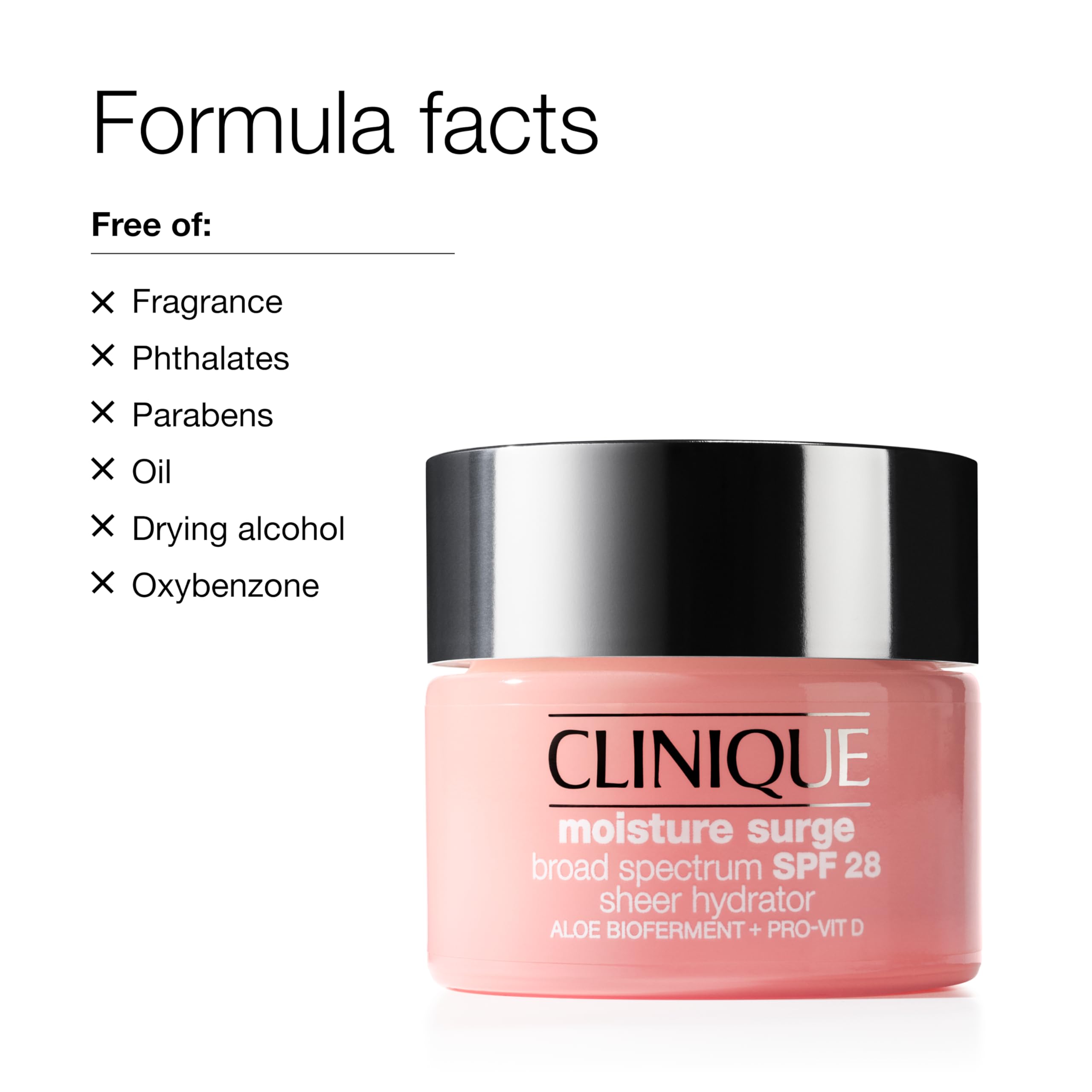 Clinique skin after application showing hydrated, non-greasy glowing skin