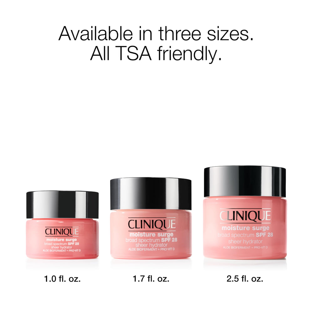 Clinique product swatch on skin demonstrating sheer finish and blendability
