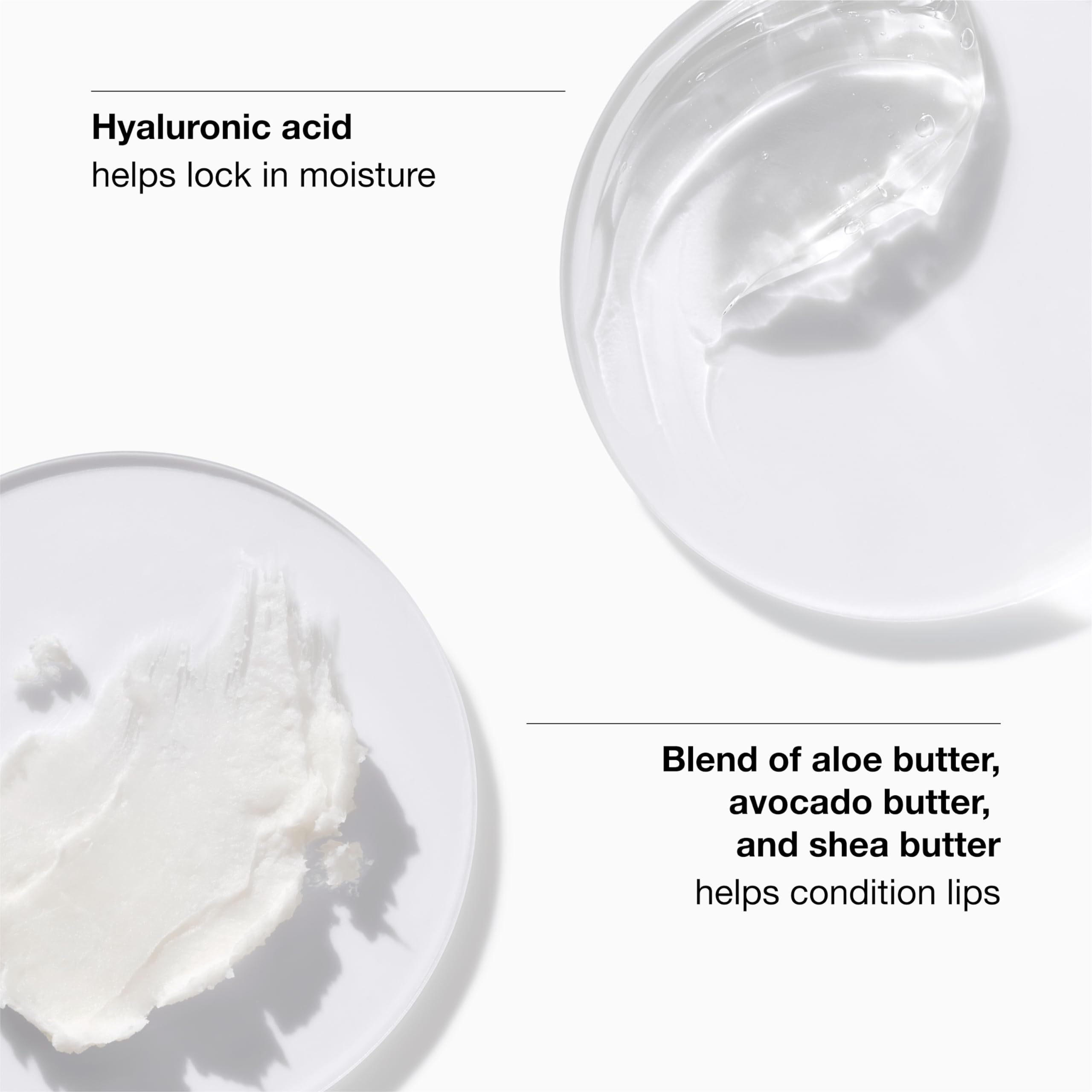 Clinique worn on model lips demonstrating hydrating, plump finish