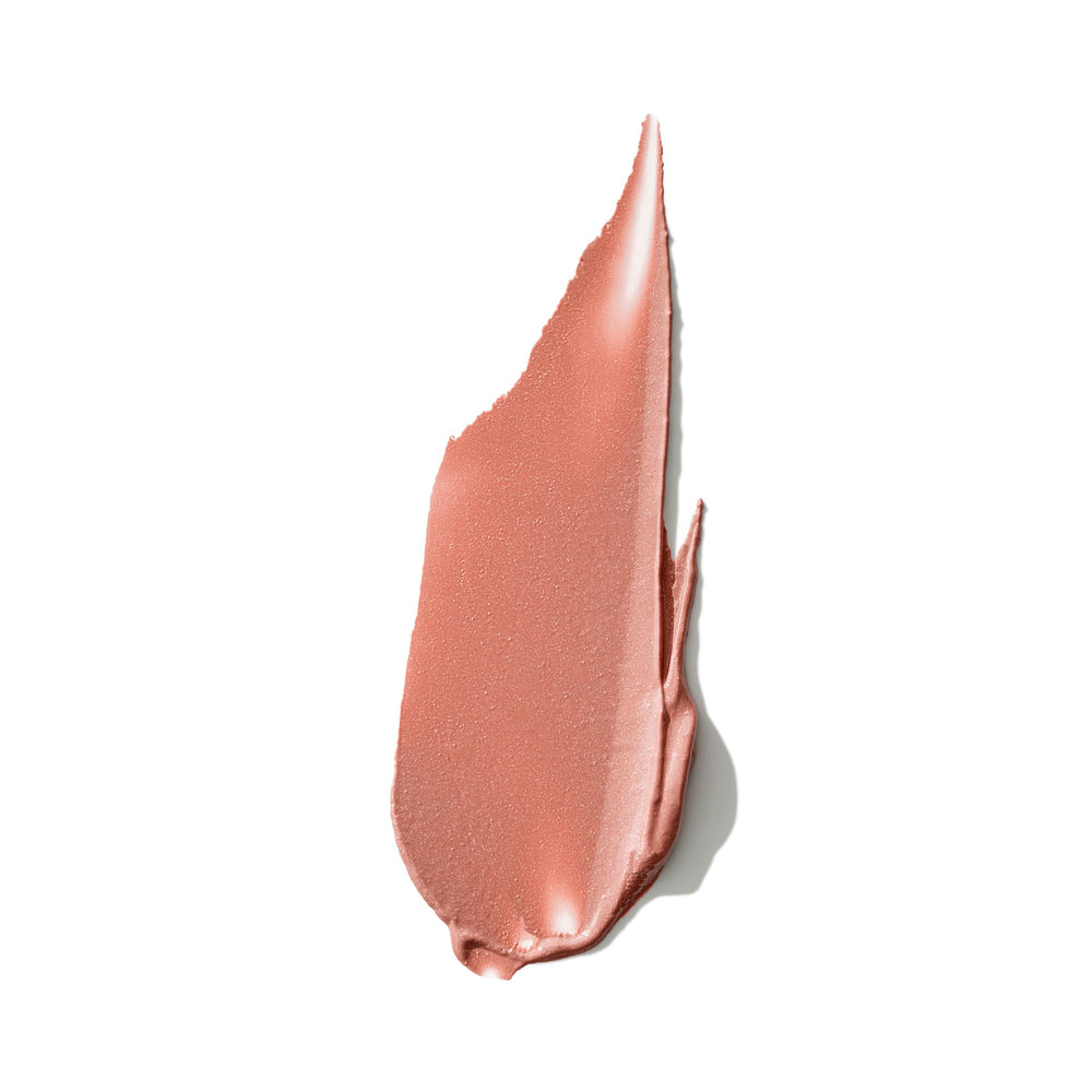 Clinique Pop lipstick texture swatch showing creamy pigment and smooth finish