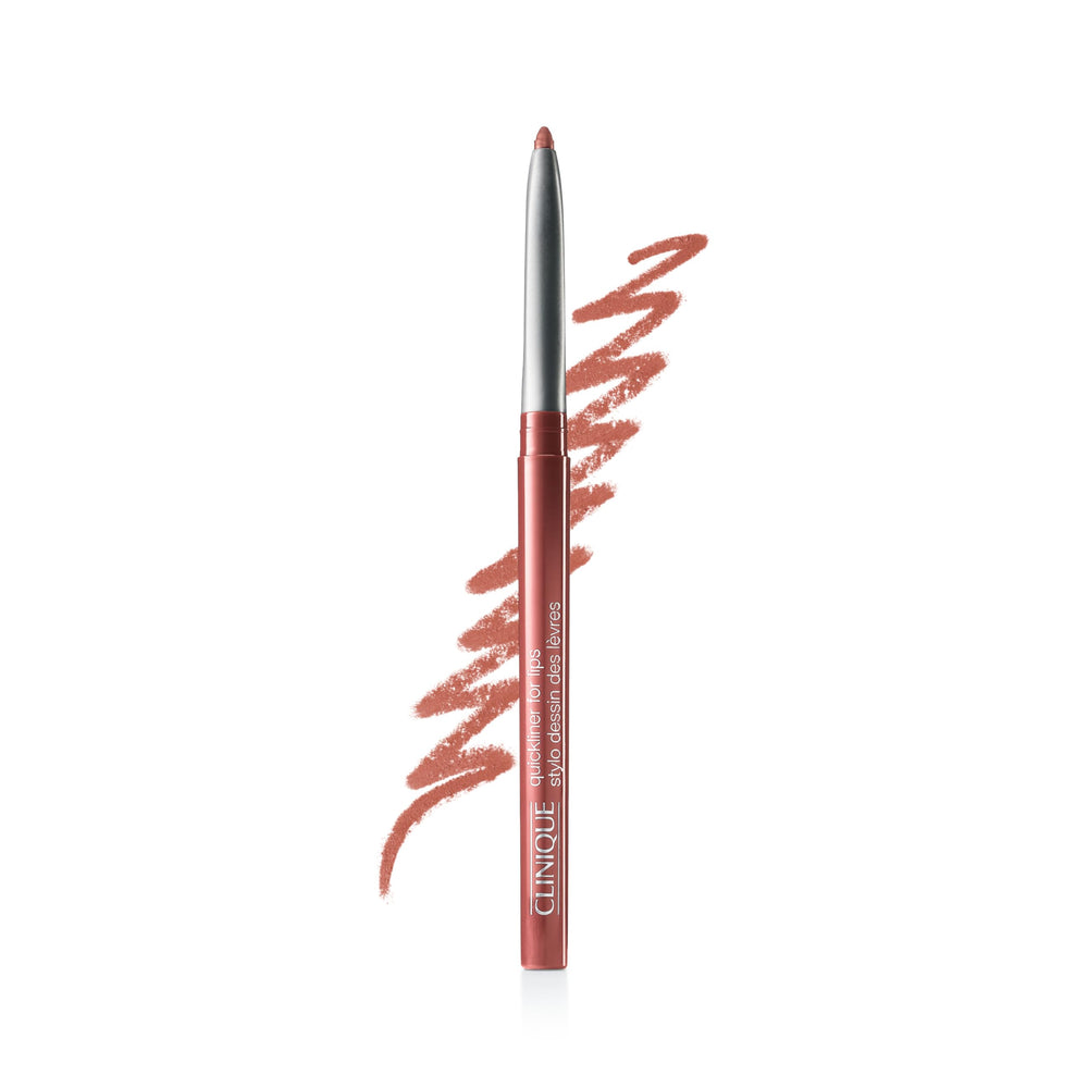 Clinique Quickliner front packaging showing Intense Blush and benefits