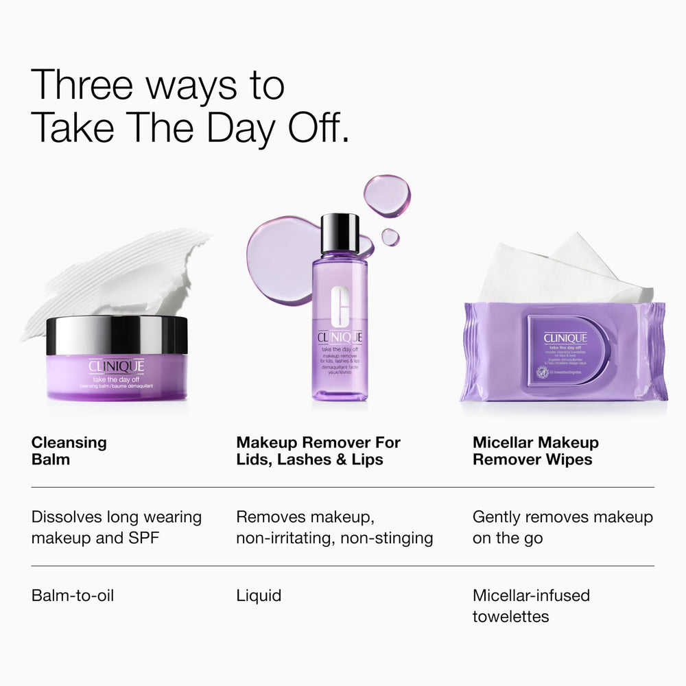 Clinique resealable sticker and label detail showing moisture retention benefit