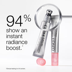 Clinique serum texture on skin, lightweight hydration visible and non-greasy