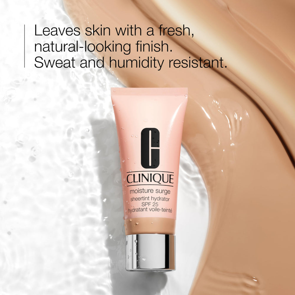 Clinique swatch on arm showing blendable tint and natural coverage