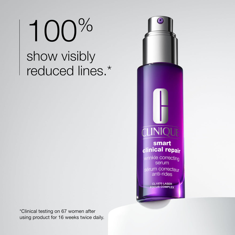 Clinique dropper dispensing serum illustrating precise application benefit