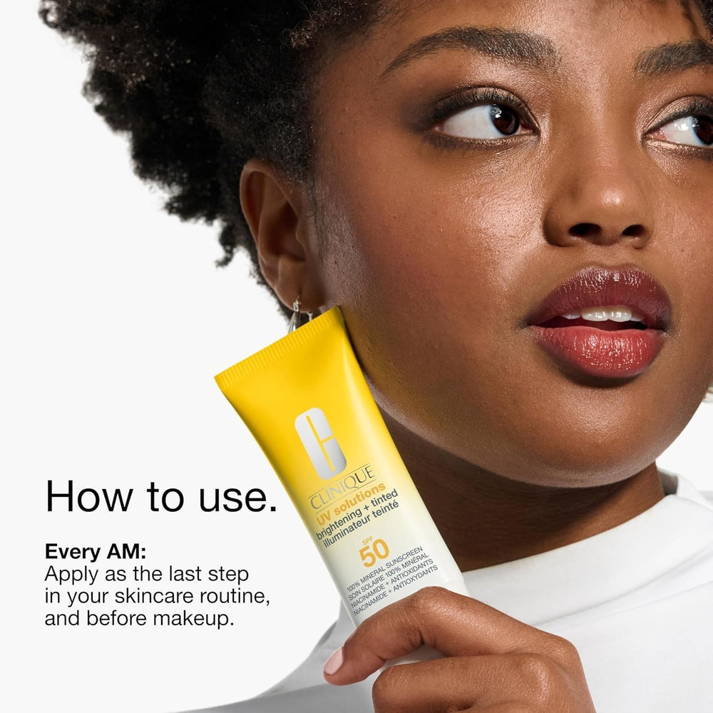 Clinique applied under foundation shows seamless blending advantage