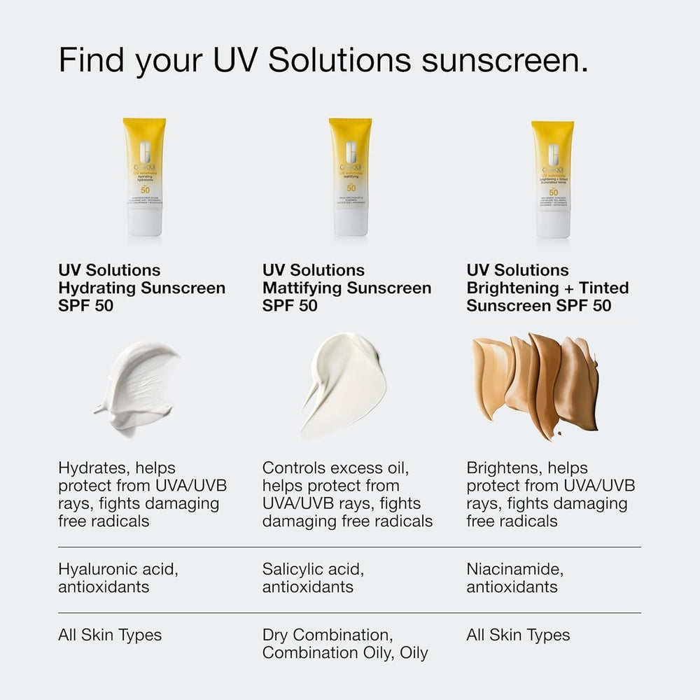 Clinique outdoors shot shows reliable everyday sun protection benefit