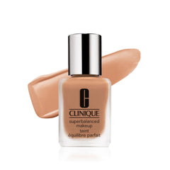 Clinique front bottle shot showing Sand shade and compact 1 fl oz size for travel