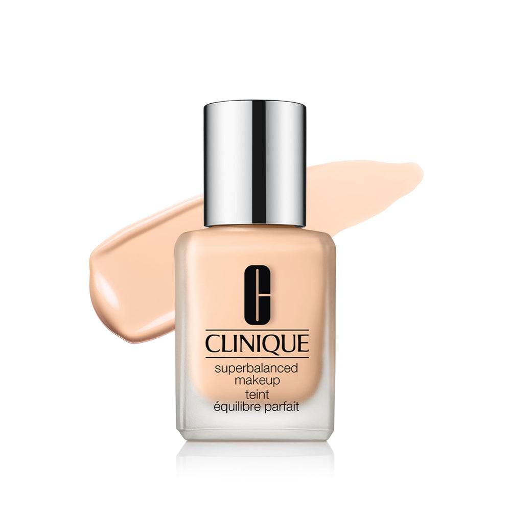 Clinique Superbalanced front packaging showing Breeze shade and benefits