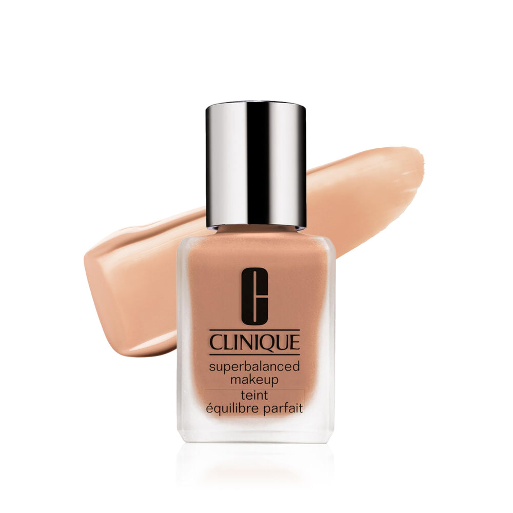 Clinique Superbalanced front packaging showing bottle and shade for easy identification and choice
