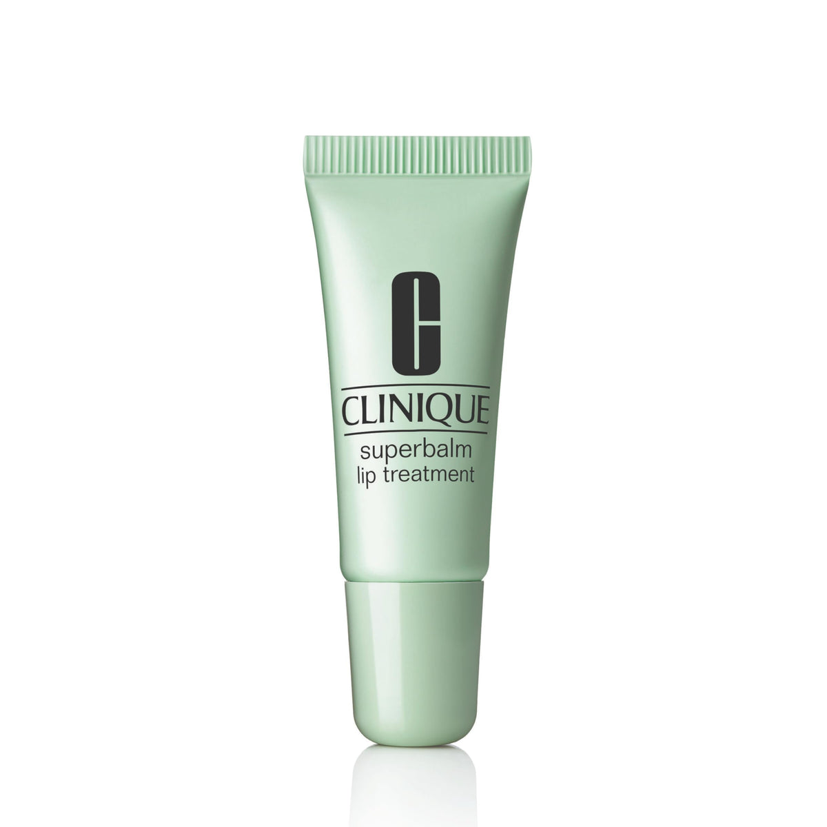 Clinique Superbalm front tube showing compact packaging and travel-friendly size for hydration