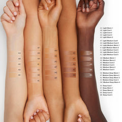 Clinique swatch on arm Light Medium Cool 1 illustrating shade match benefit