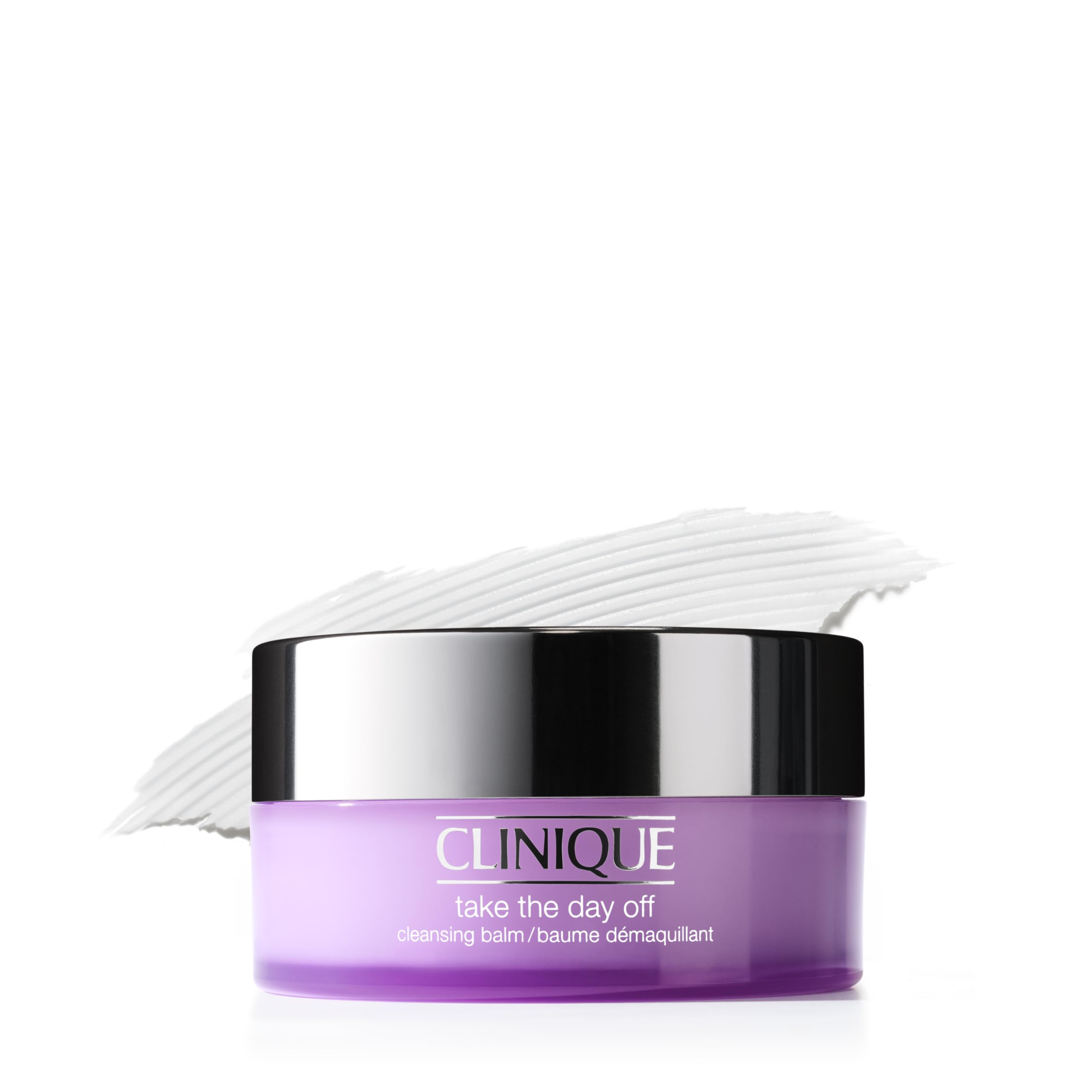 Clinique jar front view showing product and brand for clear shelf identification and trust