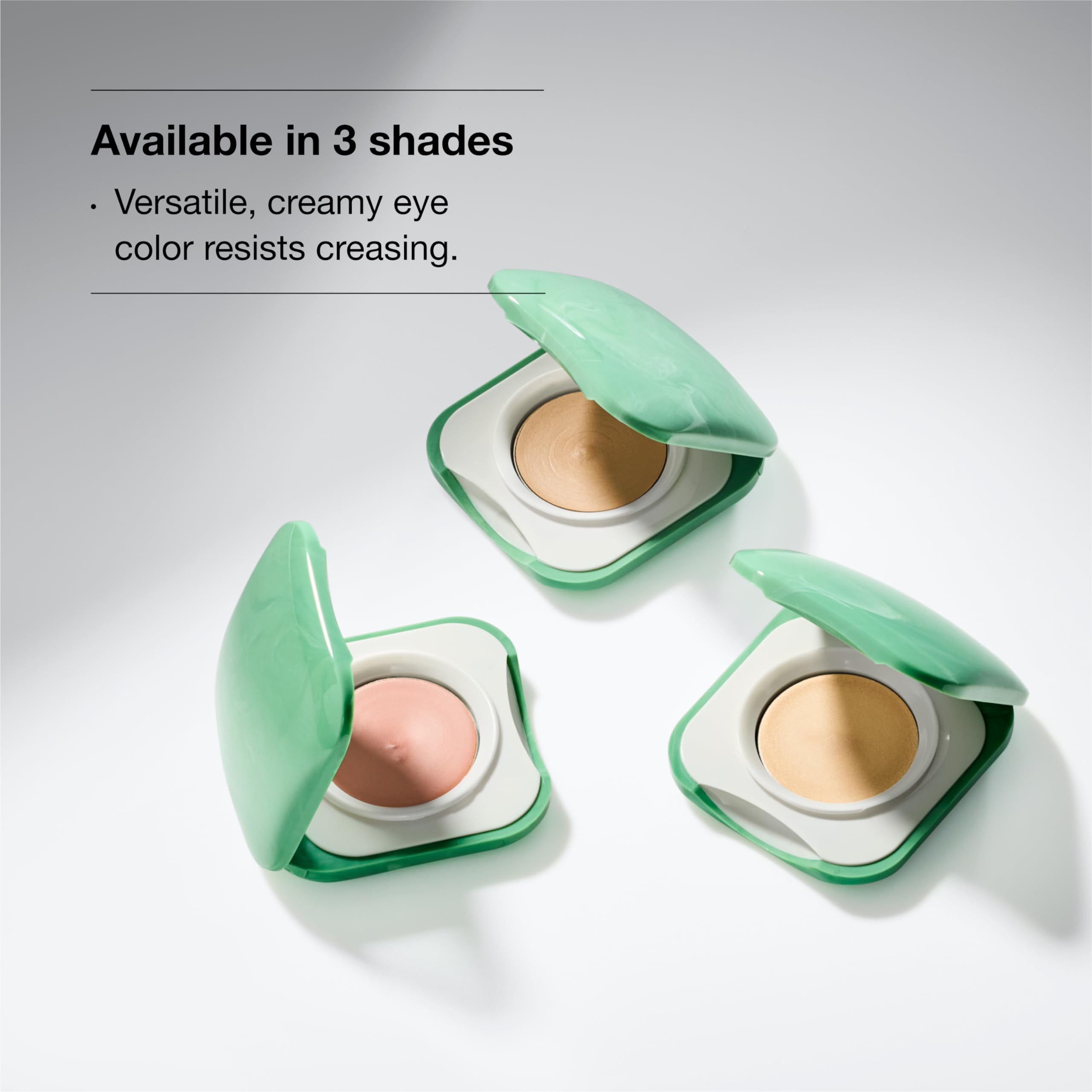 Clinique creamy texture close-up displaying smooth finish and blendability benefit