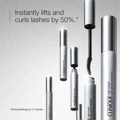 Clinique curved wand close-up demonstrating brush design for lifting lashes