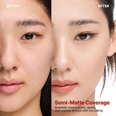 CLIO PROFESSIONAL creamy cushion texture close-up showing blendable coverage benefit