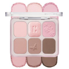 CLIO PROFESSIONAL palette front view showing compact soft-pink design and portability
