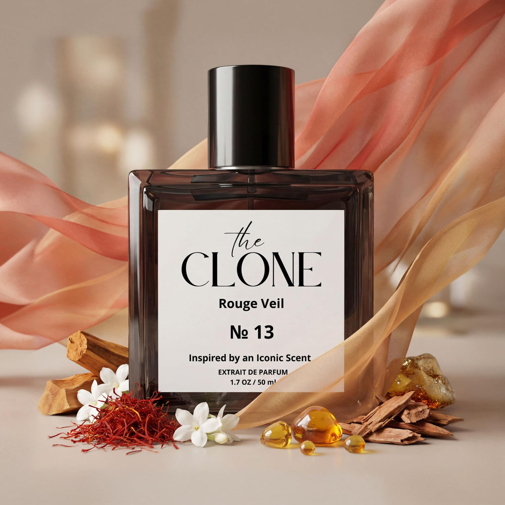 Clone Rouge Veil No. 13 with saffron and jasmine to show key top notes