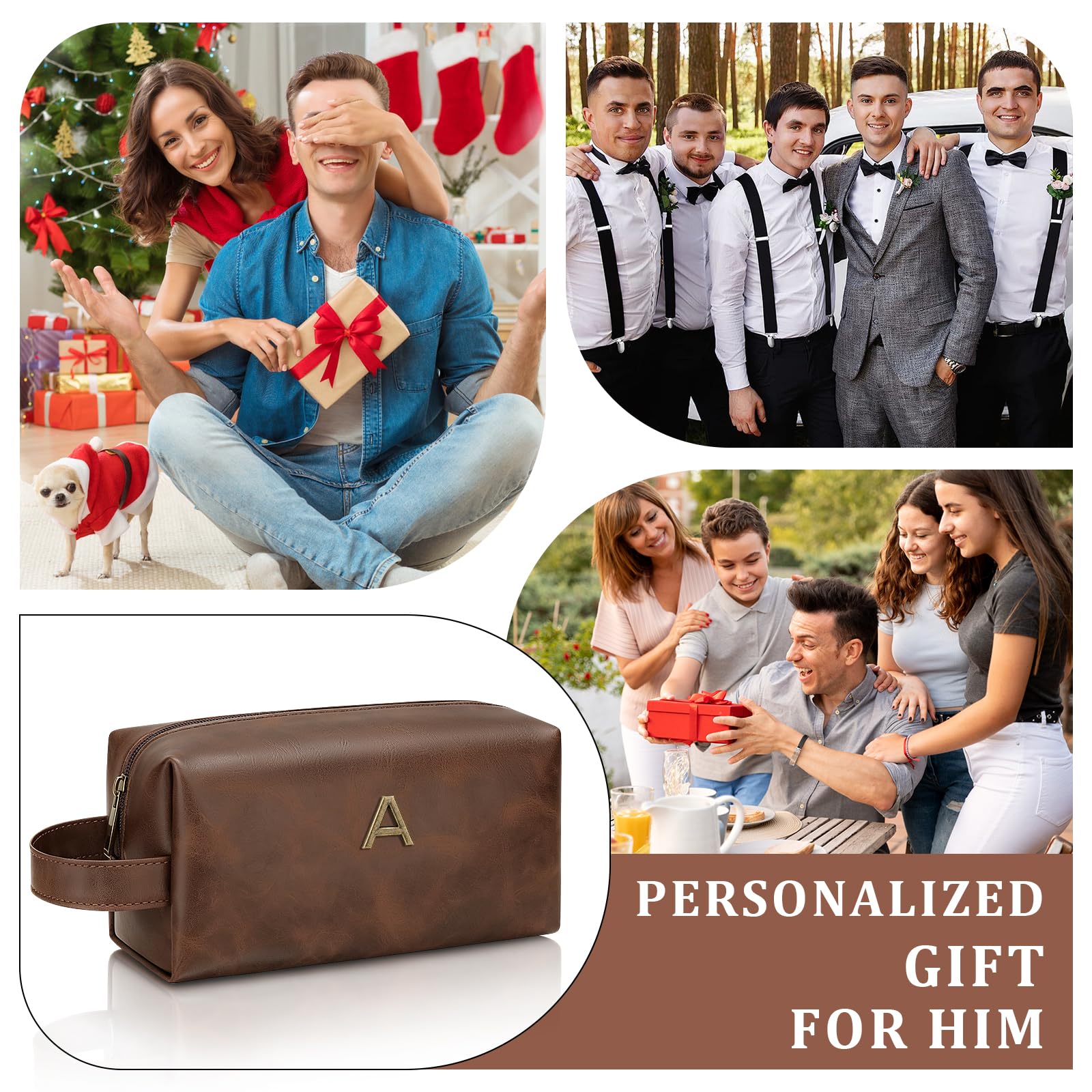 CLOUDWINGS toiletry bag on bathroom vanity styling a polished, travel-ready appearance benefit