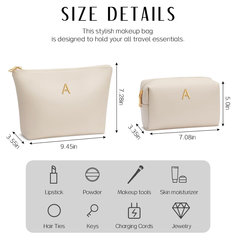 CLOUDWINGS open pouch with neatly organized makeup for quick access