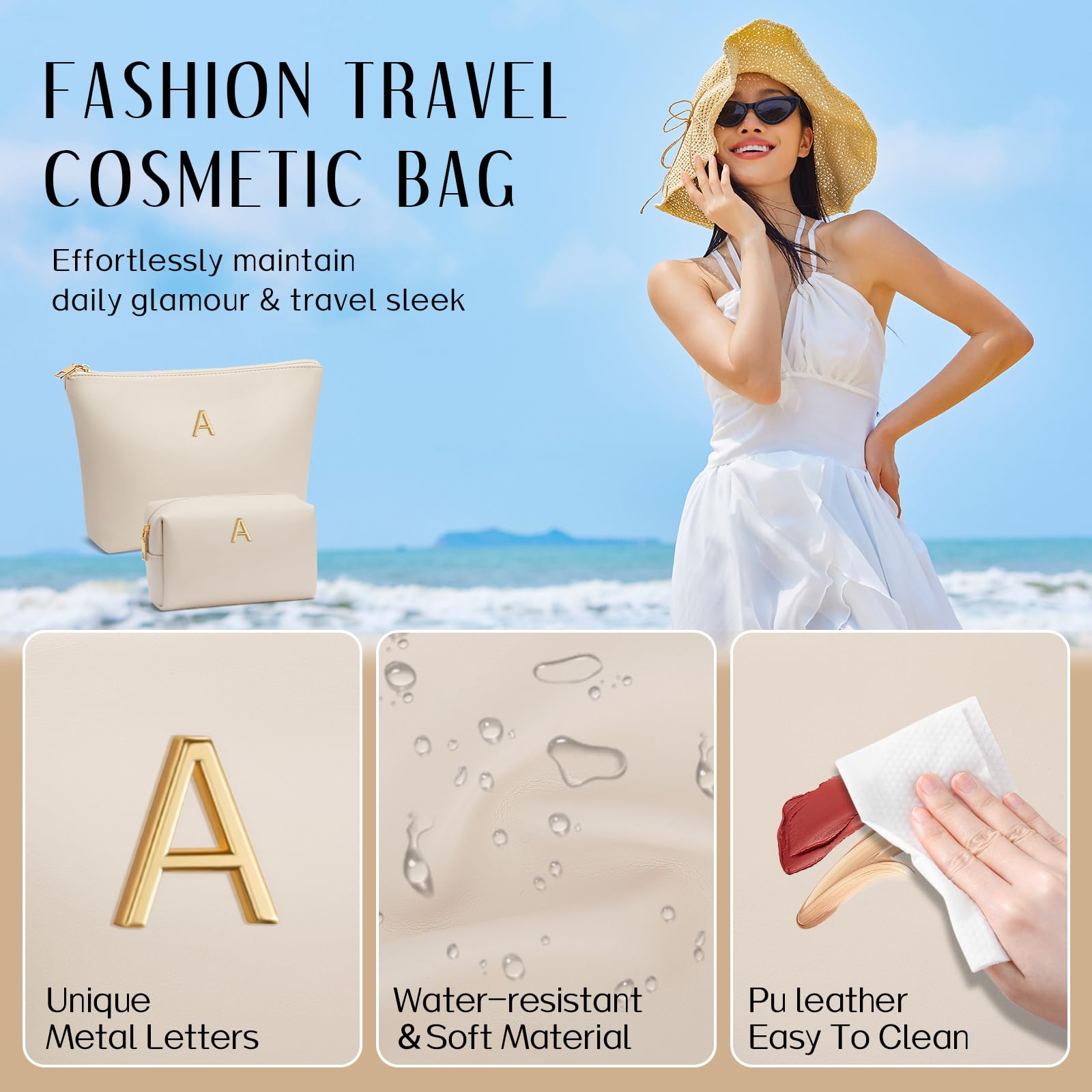 CLOUDWINGS waterproof PU leather texture resisting splashes and everyday wear