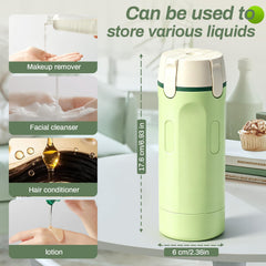 CLRDZN press-top cap detail highlighting double-seal leakproof protection