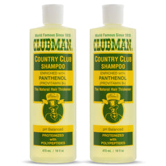 Clubman bottle front packaging showing brand and clean design benefit