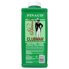 Clubman Pinaud shaker top open showing easy application and control