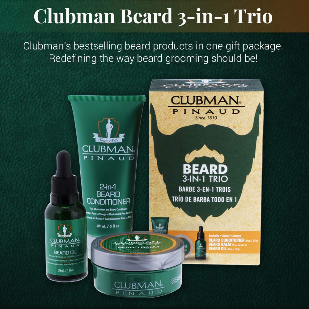 Clubman Pinaud travel kit staged in a bag highlighting portability and ease