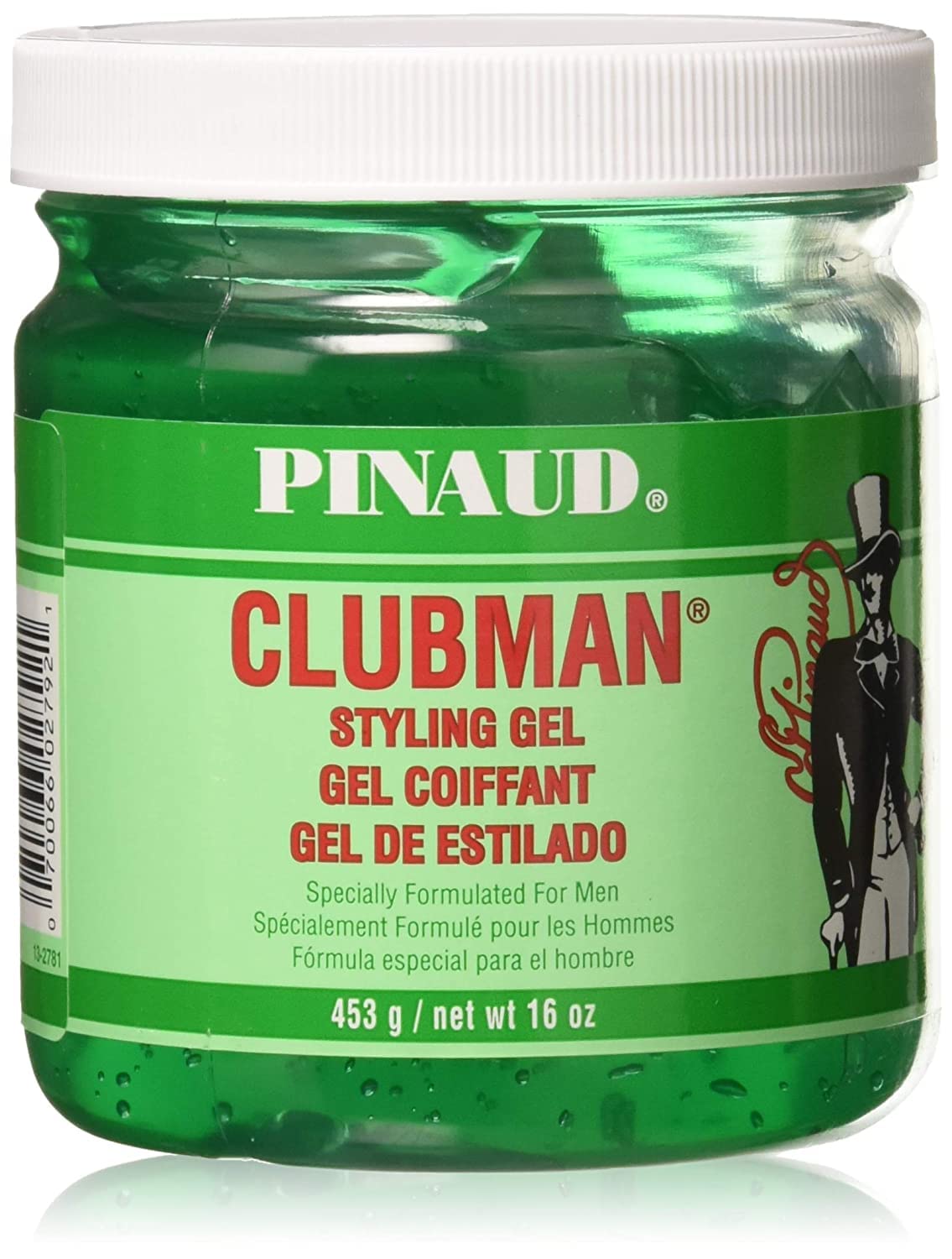 Clubman jar front packaging showing label and quantity, easy identification benefit