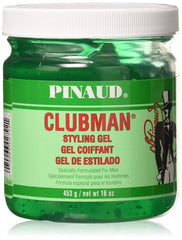 Clubman jar front packaging showing label and quantity, easy identification benefit