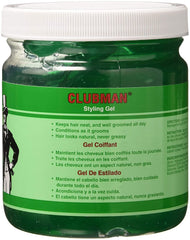 Clubman open jar showing smooth gel texture for easy scooping and application benefit