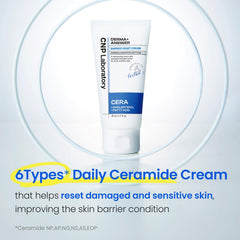 CNP barrier reset cream texture close-up showing creamy hydrating finish