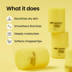 CNP Honey Lip Butter dial applicator detail for hygienic portion control