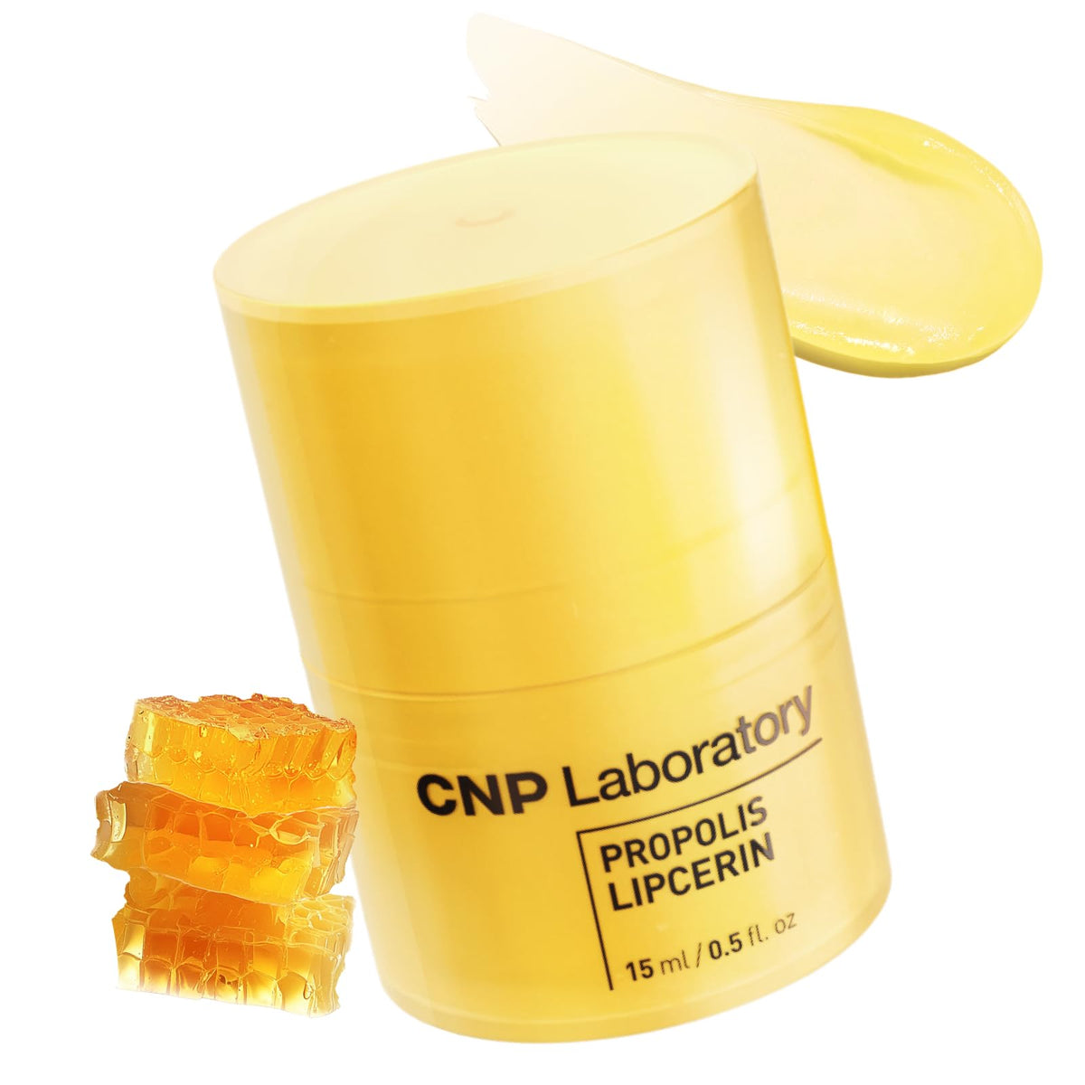 CNP Honey Lip Butter front packaging showing compact tube and label benefit