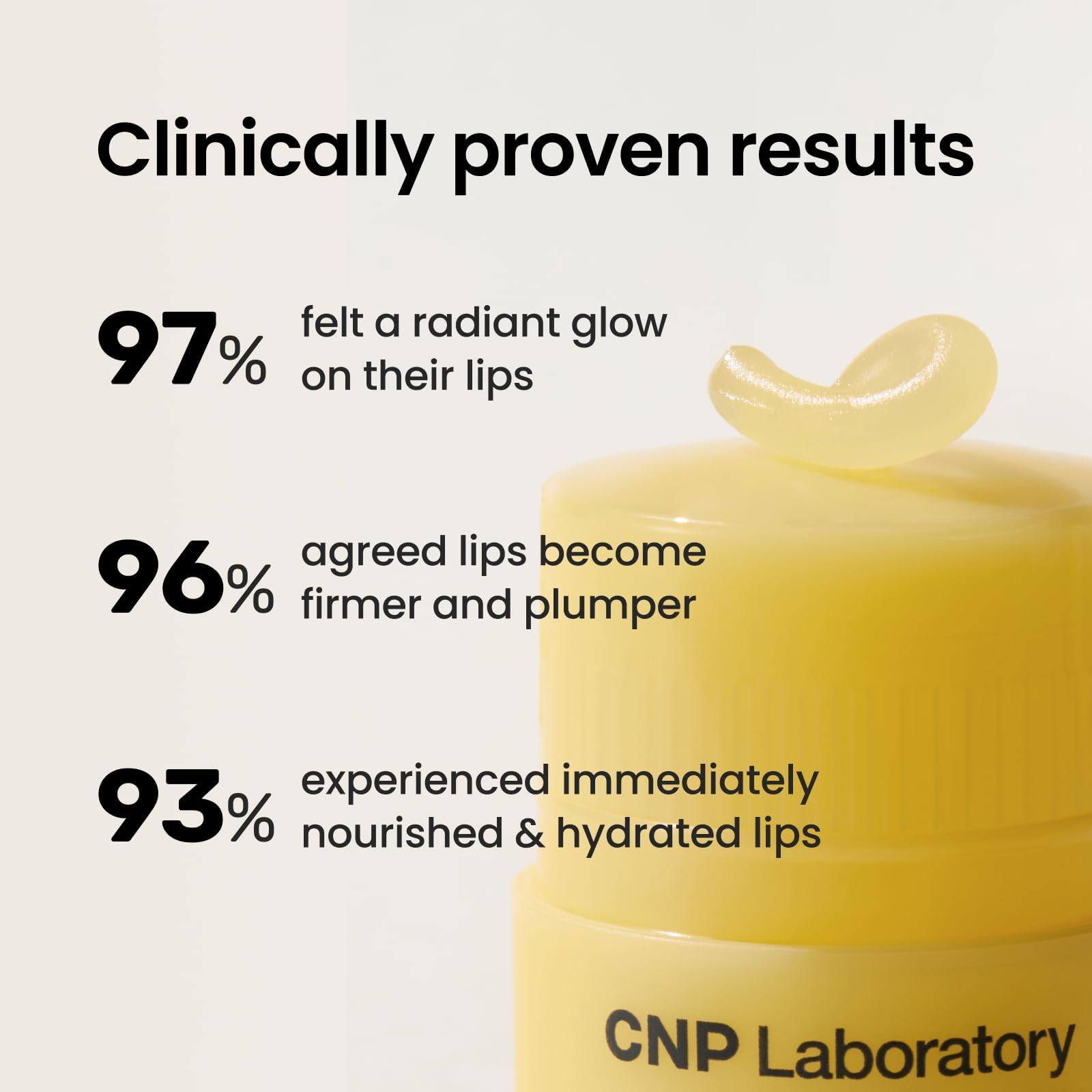 CNP Honey Lip Butter open cap showing balm surface and protected formula